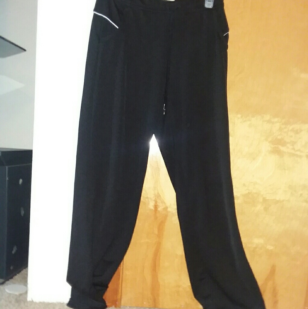 Black workout pants